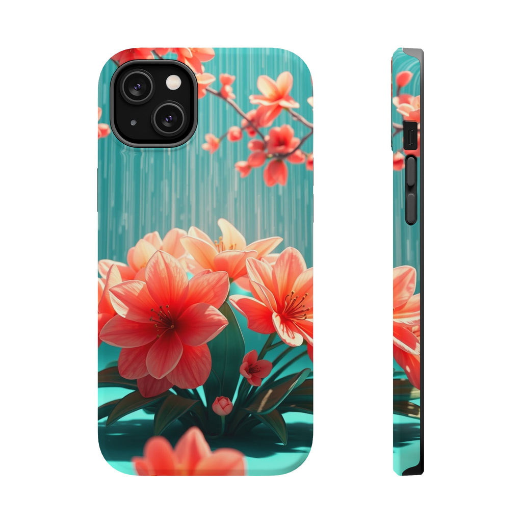 iPhone Spring Shower Bloom 3D Digital Slim Everyday Designer Case · iPhone Case