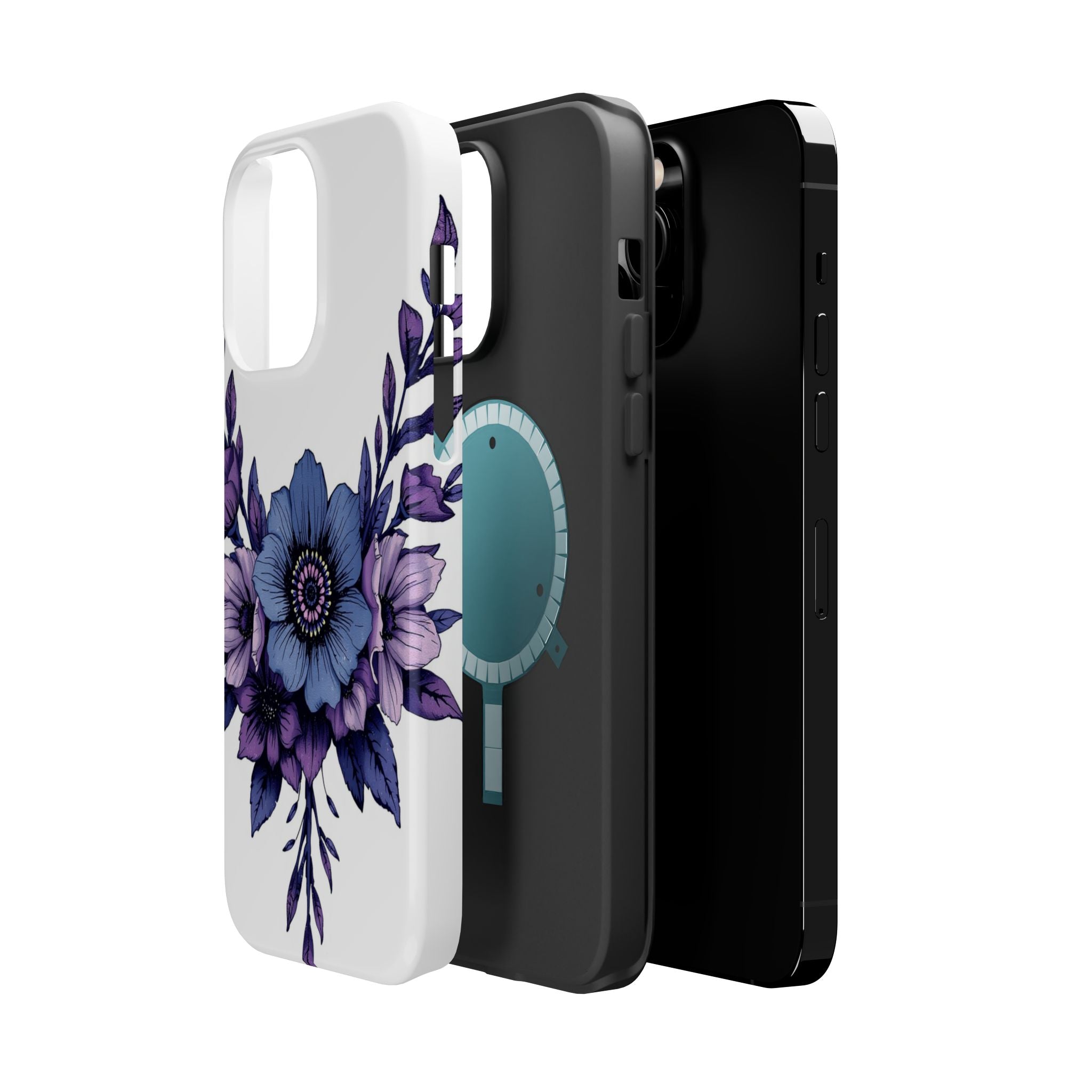 iPhone Floral Crown Grunge Distressed Slim Everyday Designer Case · iPhone Case