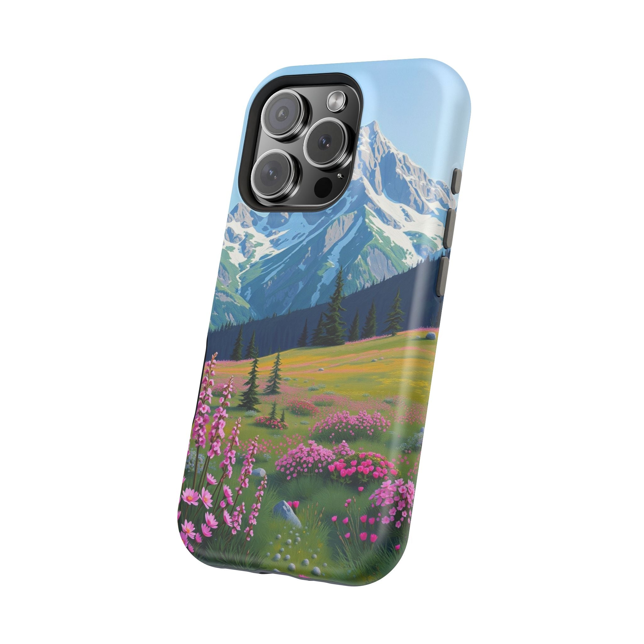 iPhone Earthy Alpine Meadow Design Bold Modern Everyday Snap Case · iPhone Case