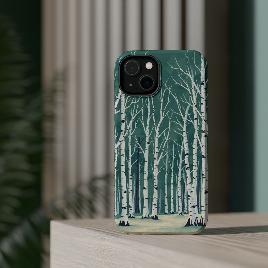 iPhone Sage And Ivory Birch Grove Bold Modern Everyday Snap Case · iPhone Case