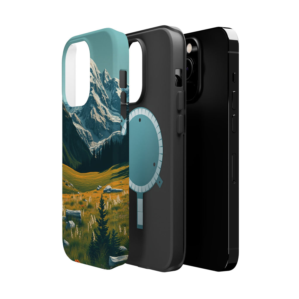 iPhone Alpine Meadow Bold Art 19 Bold Modern Everyday Snap Case · iPhone Case