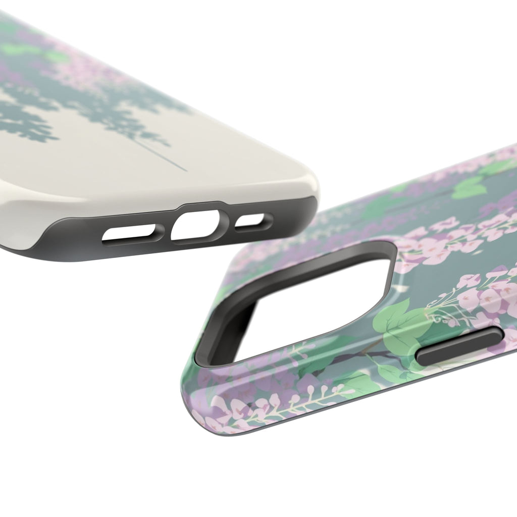 iPhone Dreamy Wisteria Cascade Design Slim Everyday Designer Case · iPhone Case