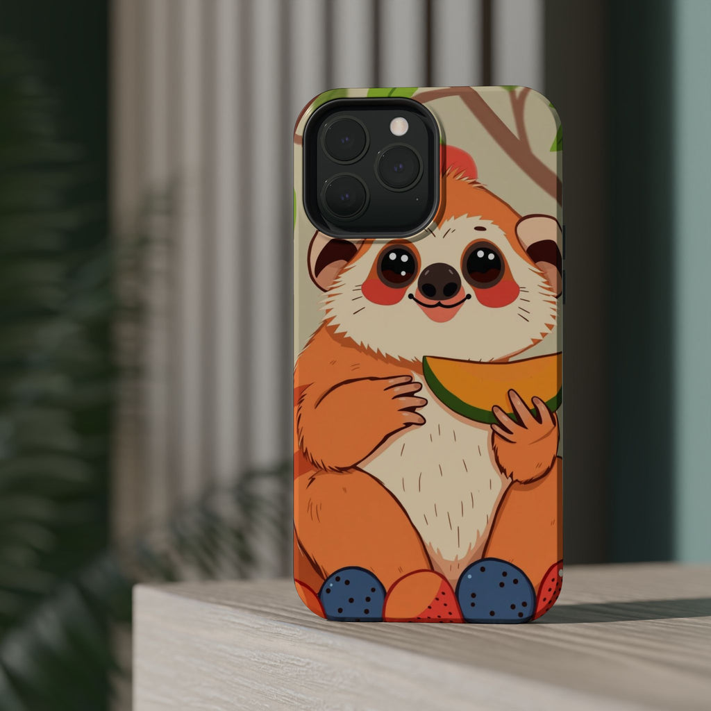 iPhone Slow Loris with Fruit Kids Fun iPhone Phone Case Gift Slim · iPhone Case