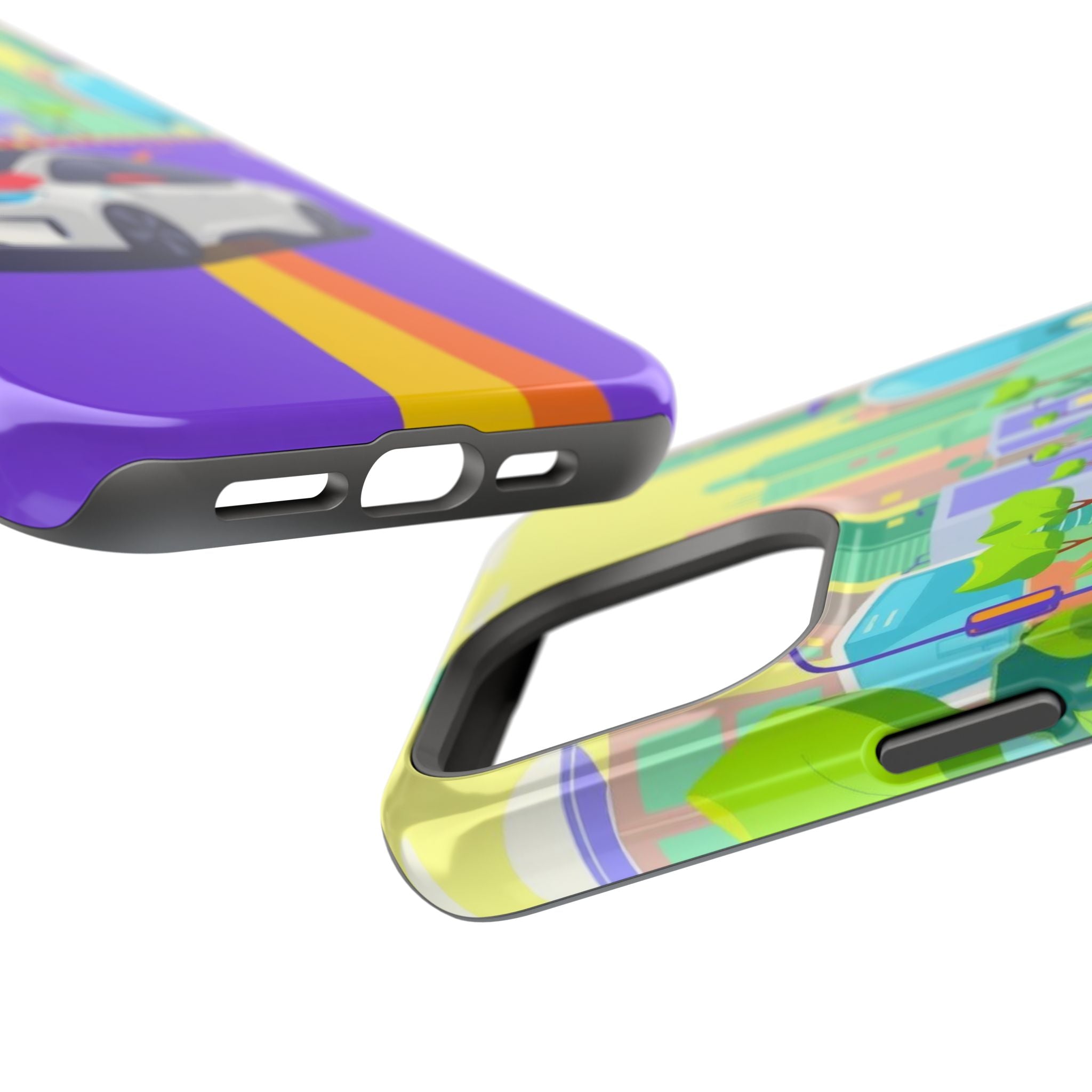 iPhone Electric Car Future Kids Fun Phone Case Gift Slim Snap Case · iPhone Case