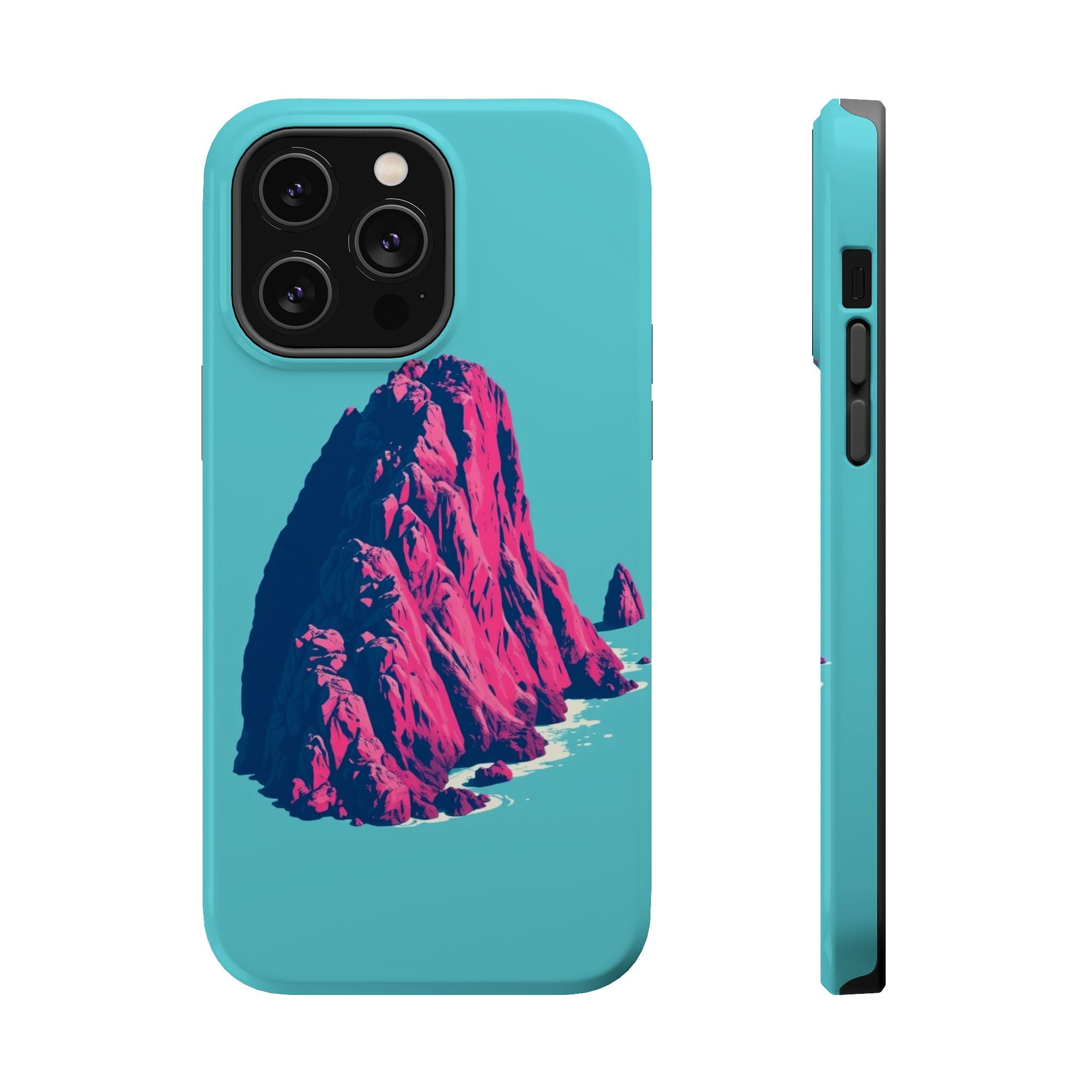 iPhone Rocky Coastline Pop Art Bold Slim Everyday Designer Case · iPhone Case