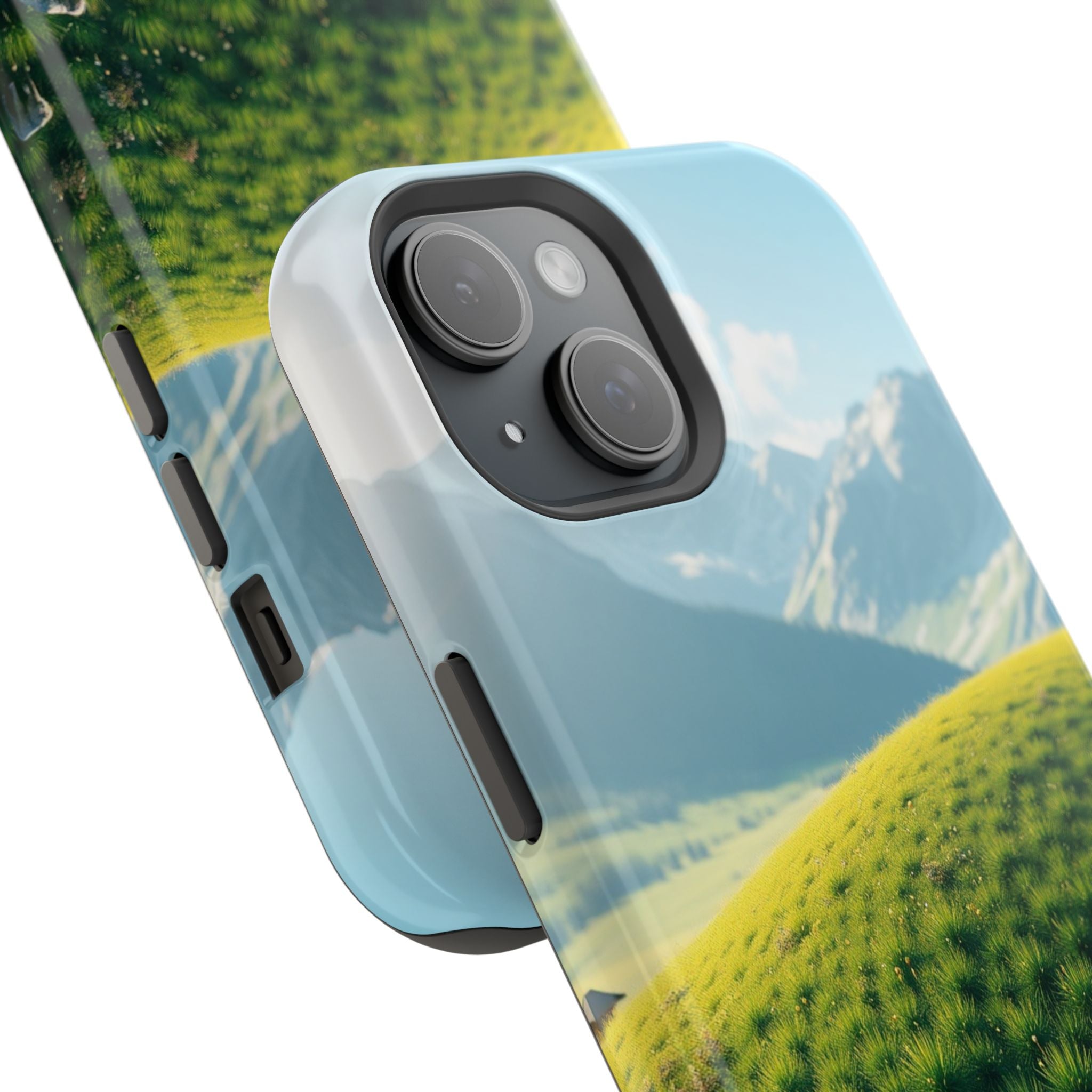 iPhone Vibrant Alpine Meadow Design Slim Everyday Designer Case · iPhone Case
