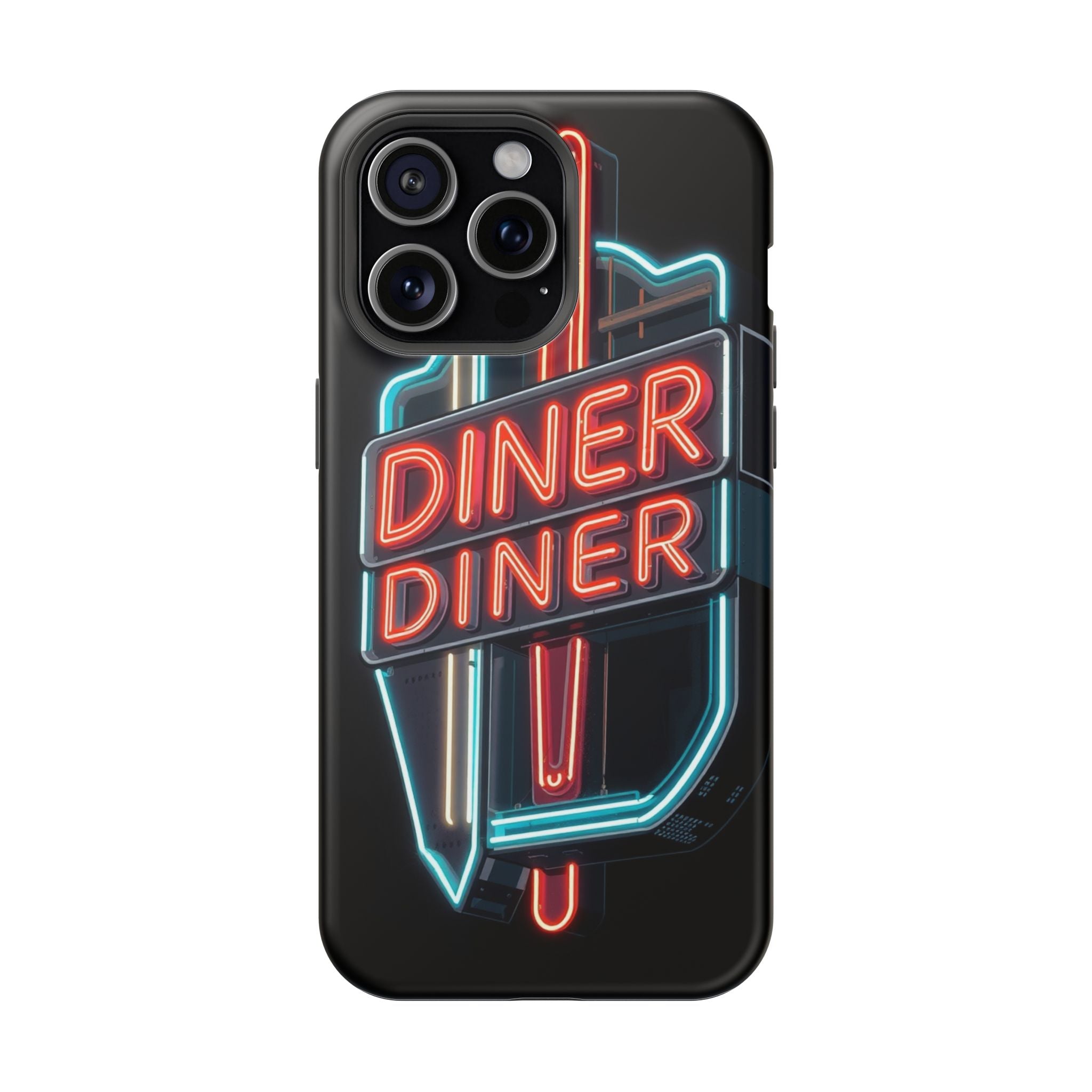 iPhone Neon Diner Sign Electric Art Slim Everyday Designer Case · iPhone Case