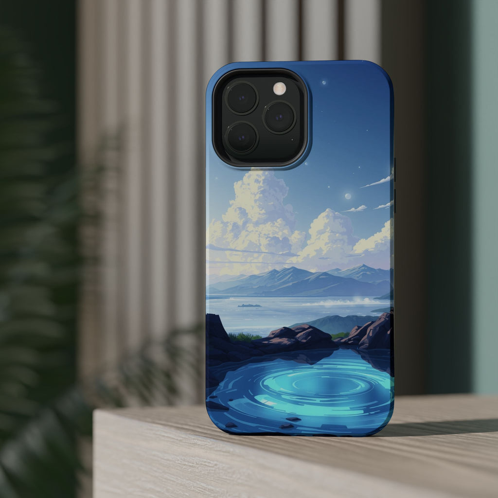 iPhone Earthy Tidal Pool Design 18 Bold Modern Everyday Snap Case · iPhone Case