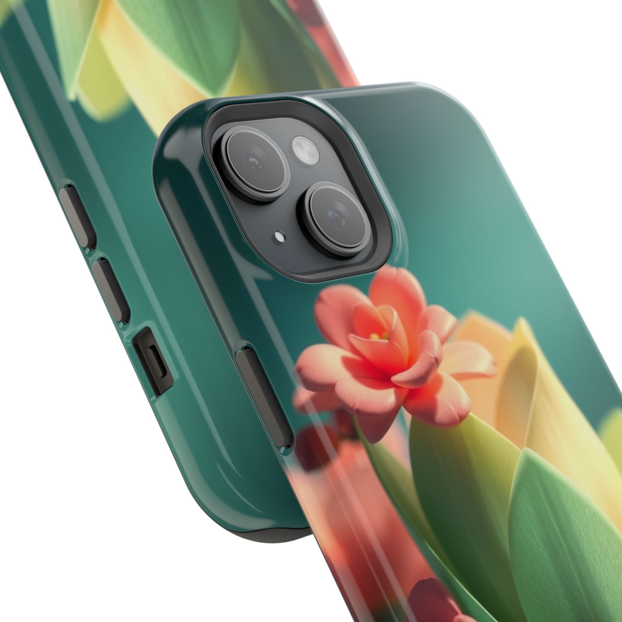 iPhone Floral Geometric Electric Art Slim Everyday Designer Case · iPhone Case