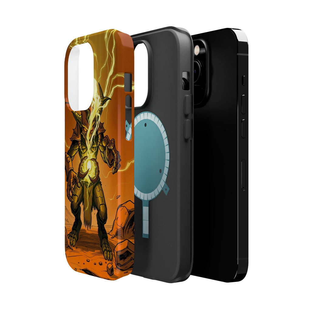 iPhone Burnt Orange And Sand Chaos Goblin Energy Clean Minimal Snap Case · iPhon