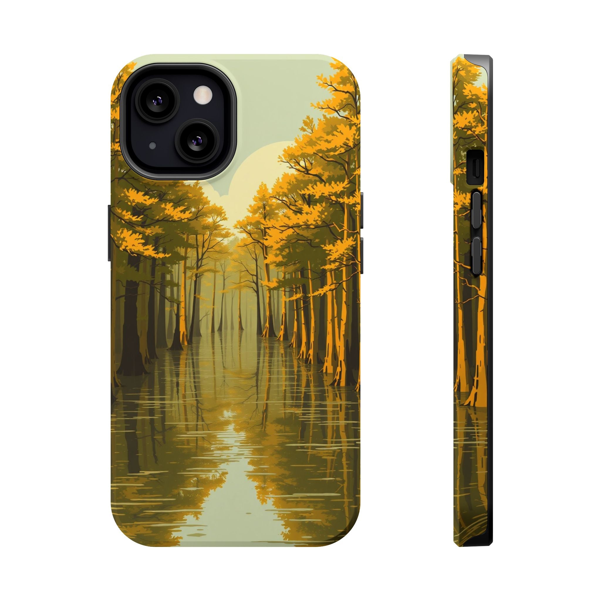 iPhone Cypress Swamp Enchanted Art Bold Modern Everyday Snap Case · iPhone Case