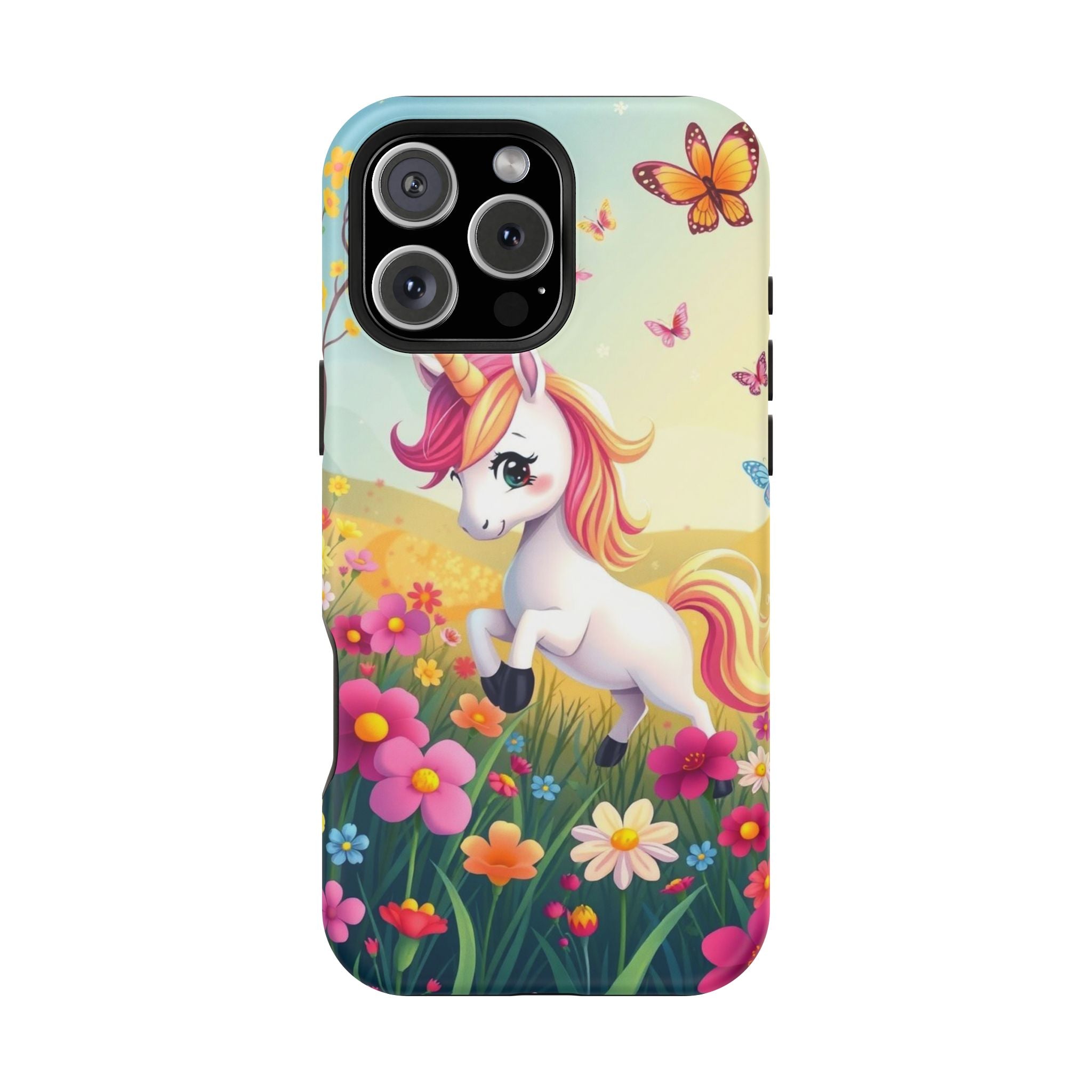 iPhone Magical Meadow Unicorn Kids Fun iPhone Phone Case Gift Slim · iPhone Case