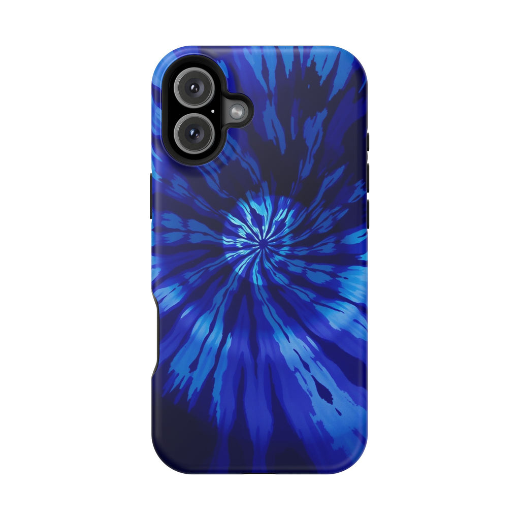 iPhone Tie-Dye Vortex Dark Gothic Ink Slim Everyday Designer Case · iPhone Case