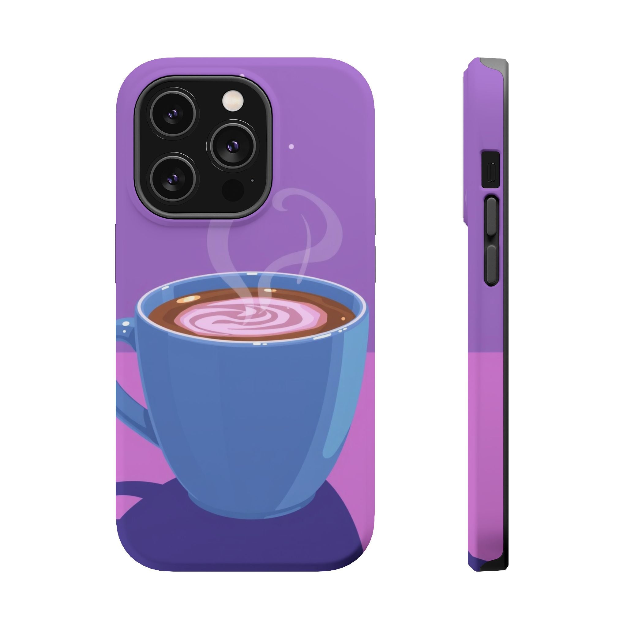 iPhone Emotional Support Coffee Pixel Art -Bit Soft Finish Everyday Case · iPhon