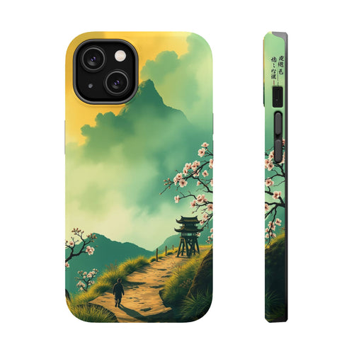 iPhone Blossom Trail Hand-Drawn Sketch Slim Everyday Designer Case · iPhone Case