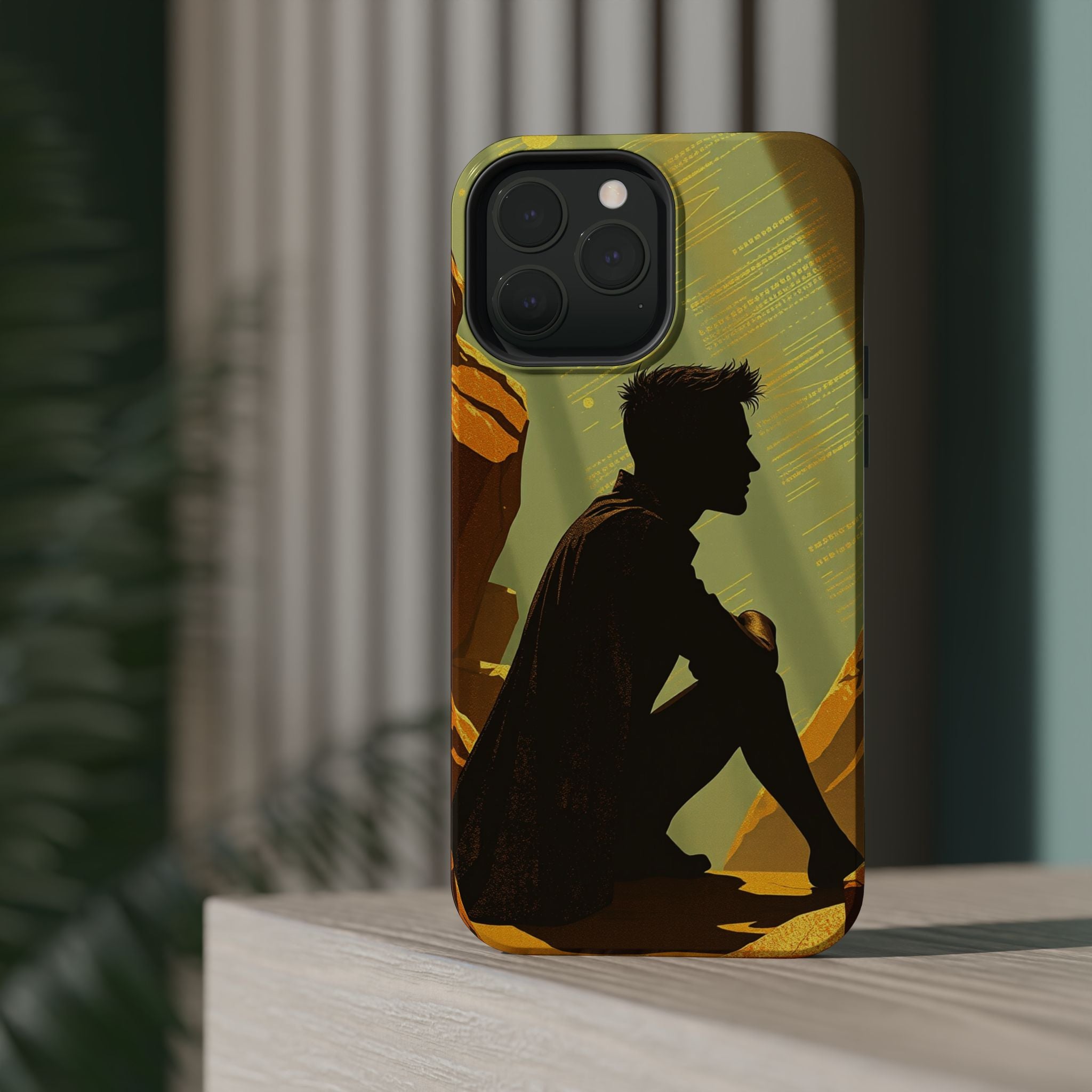 iPhone Mustard And Rust Overthinking Again Slim Everyday Designer Case · iPhone
