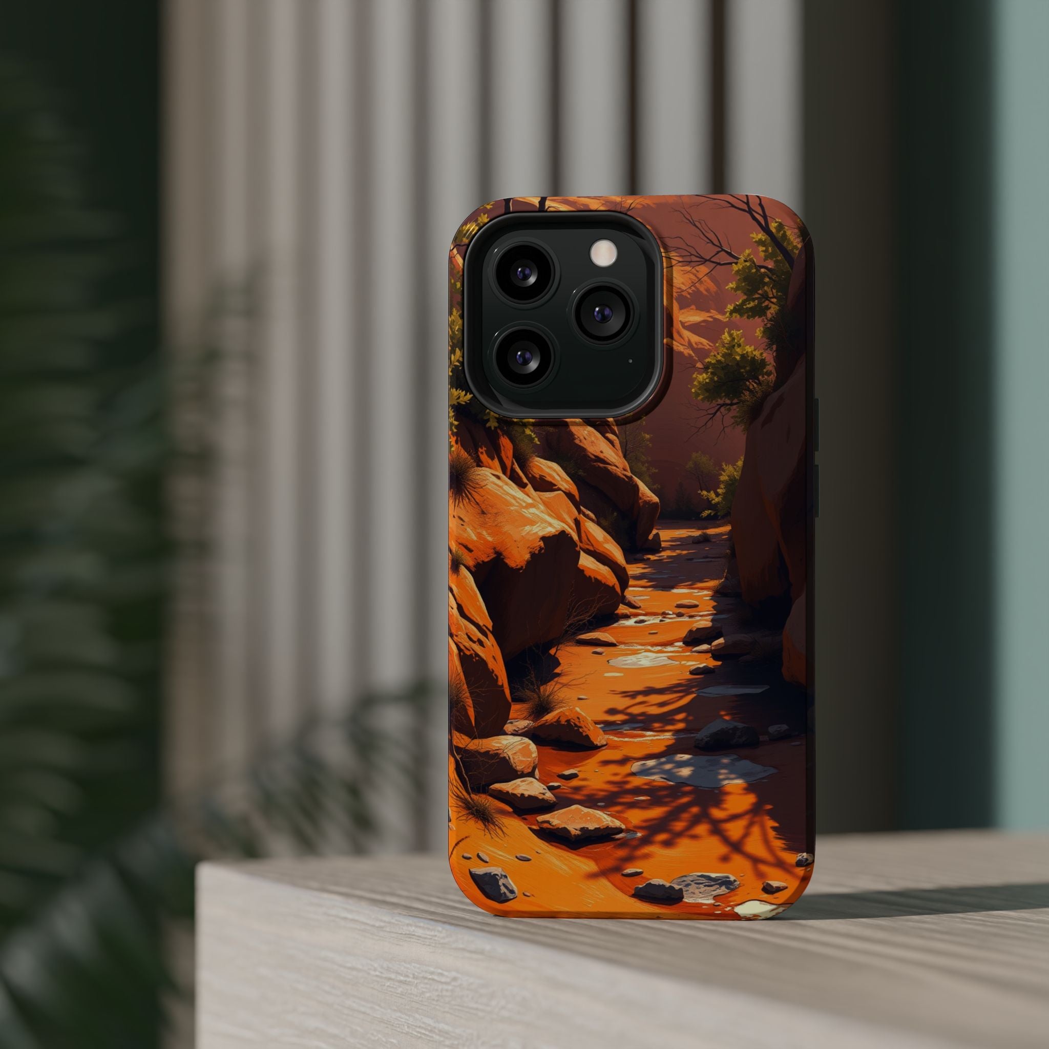 iPhone Spring Creek Bold Art Slim Everyday Designer Case · iPhone Case