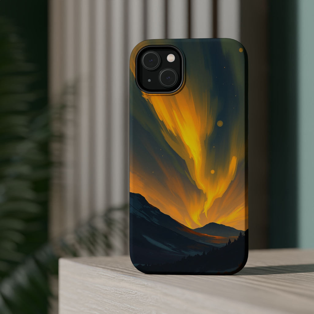 iPhone Serene Northern Lights Design Slim Everyday Designer Case · iPhone Case