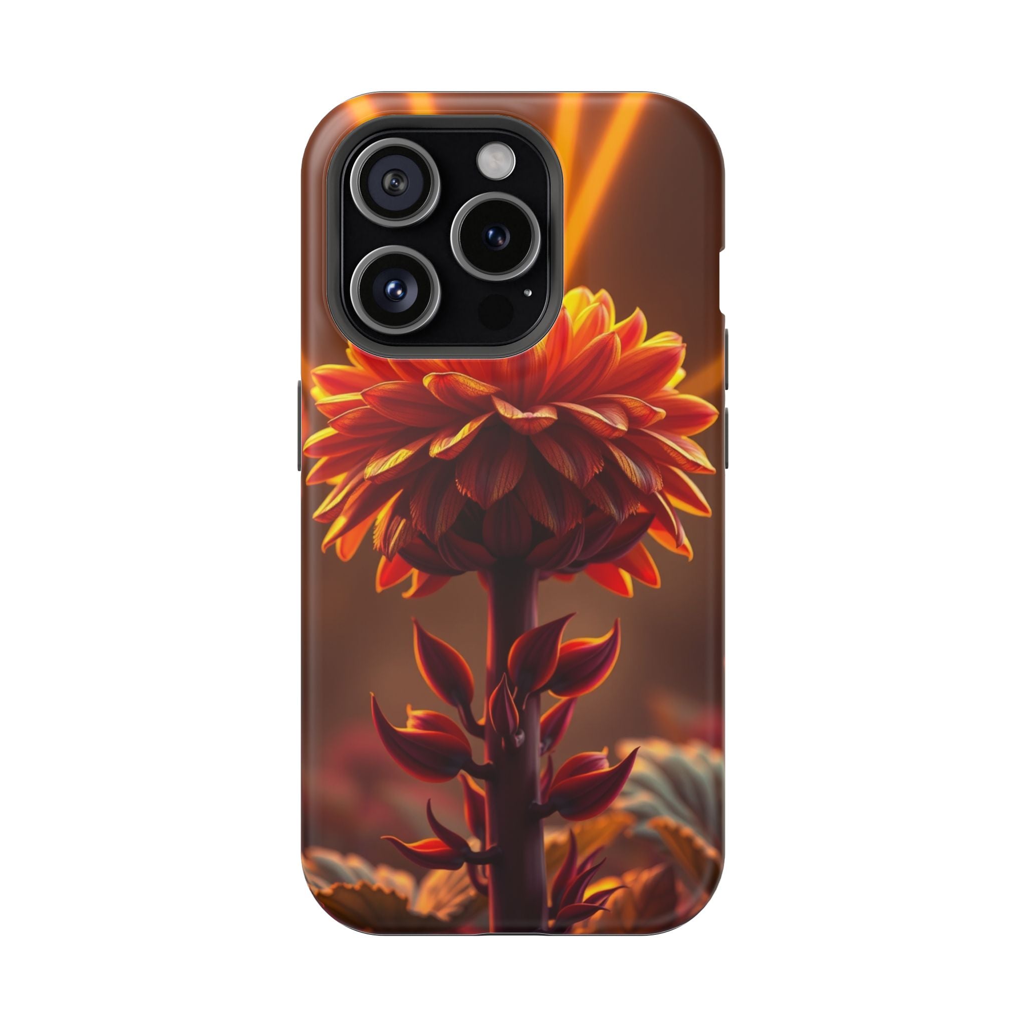 iPhone Mustard And Rust Ranunculus Stack Slim Everyday iPhone Designer · iPhone