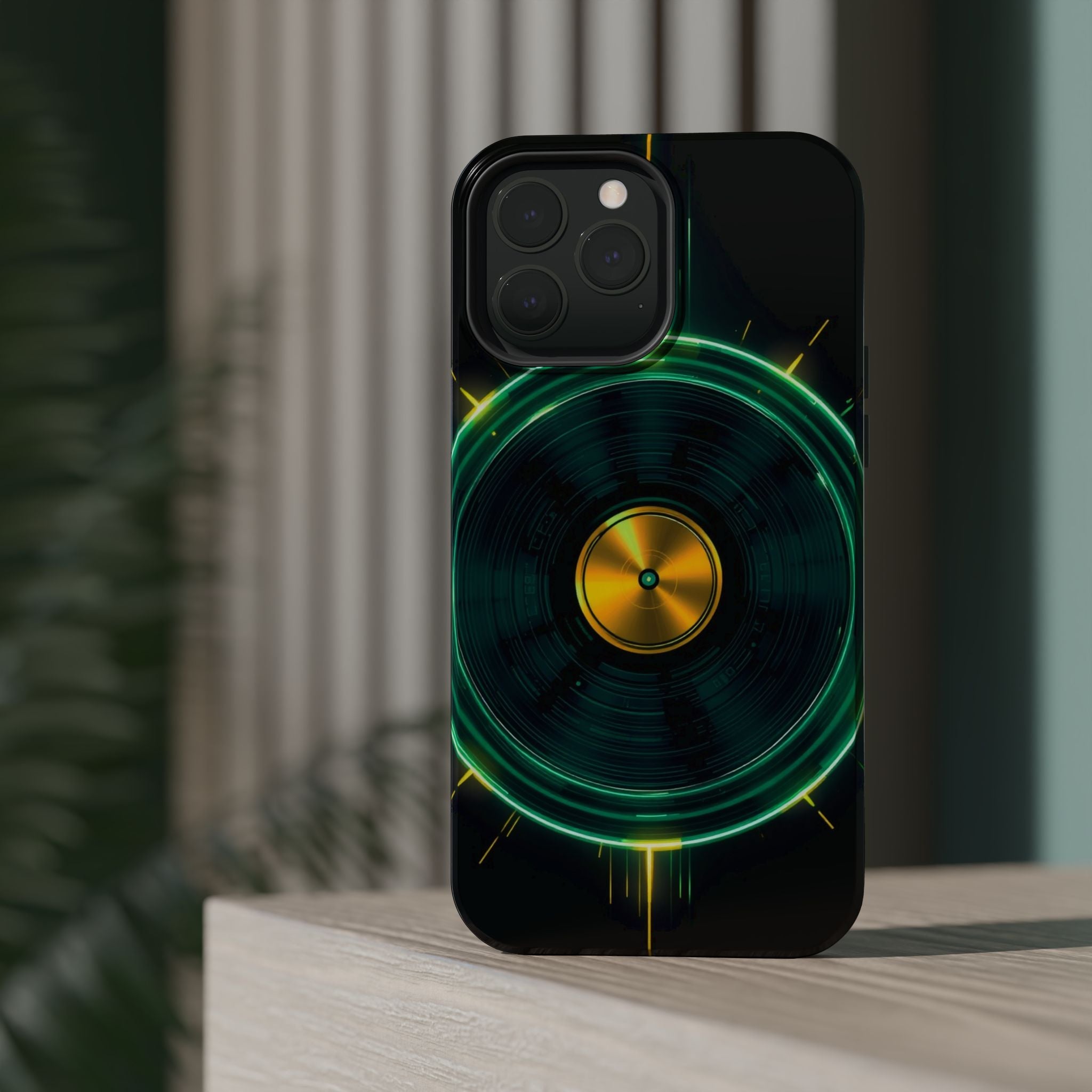 iPhone Dreamy Record Vinyl Spin Design Slim Everyday Designer Case · iPhone Case