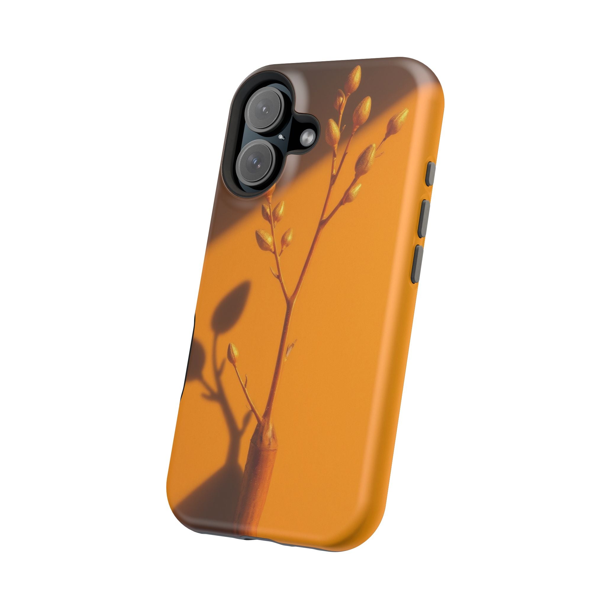 iPhone Mustard And Rust Minimalist Stem Slim Everyday iPhone Designer · iPhone C