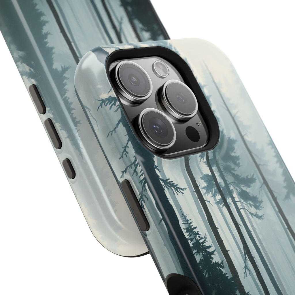 iPhone Serene Misty Forest Path Design Slim Everyday Designer Case · iPhone Case