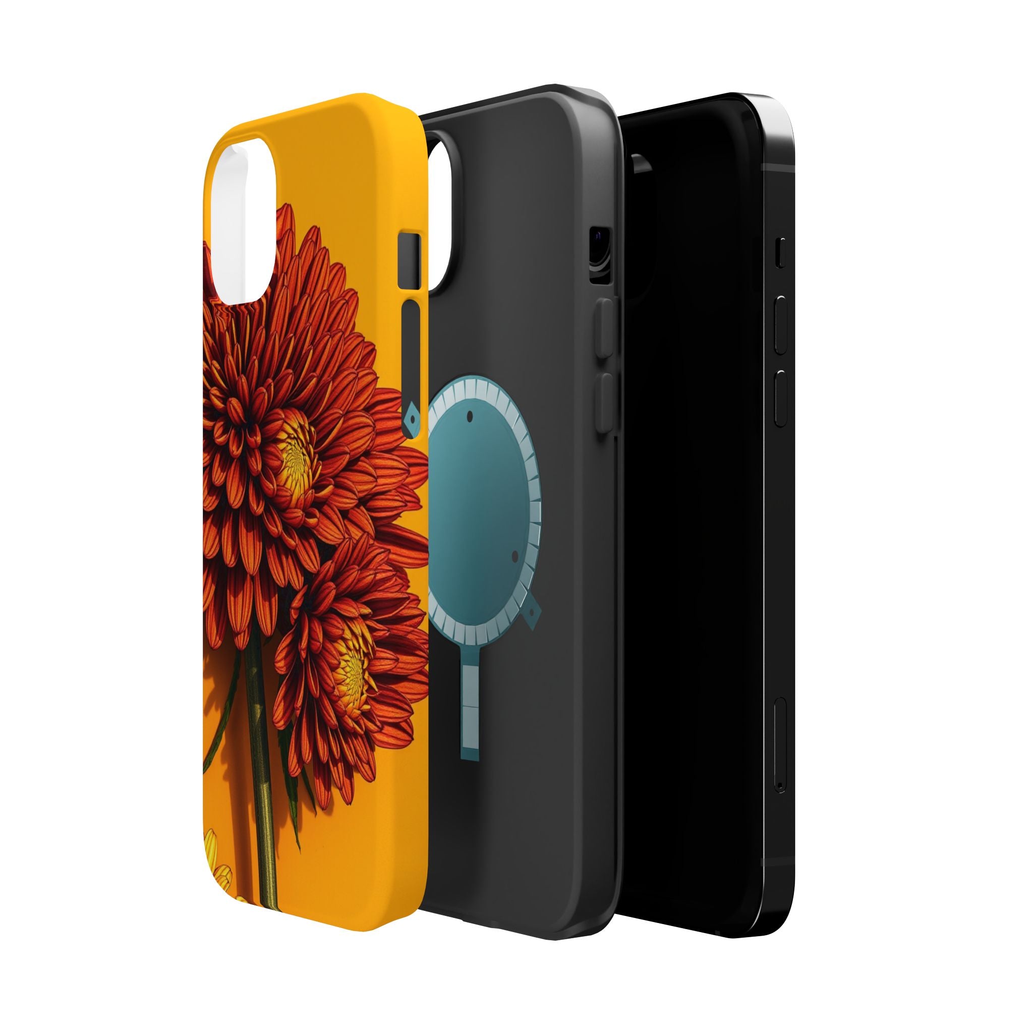 iPhone Mustard And Rust Ranunculus Stack Slim Everyday iPhone 14 · iPhone Case