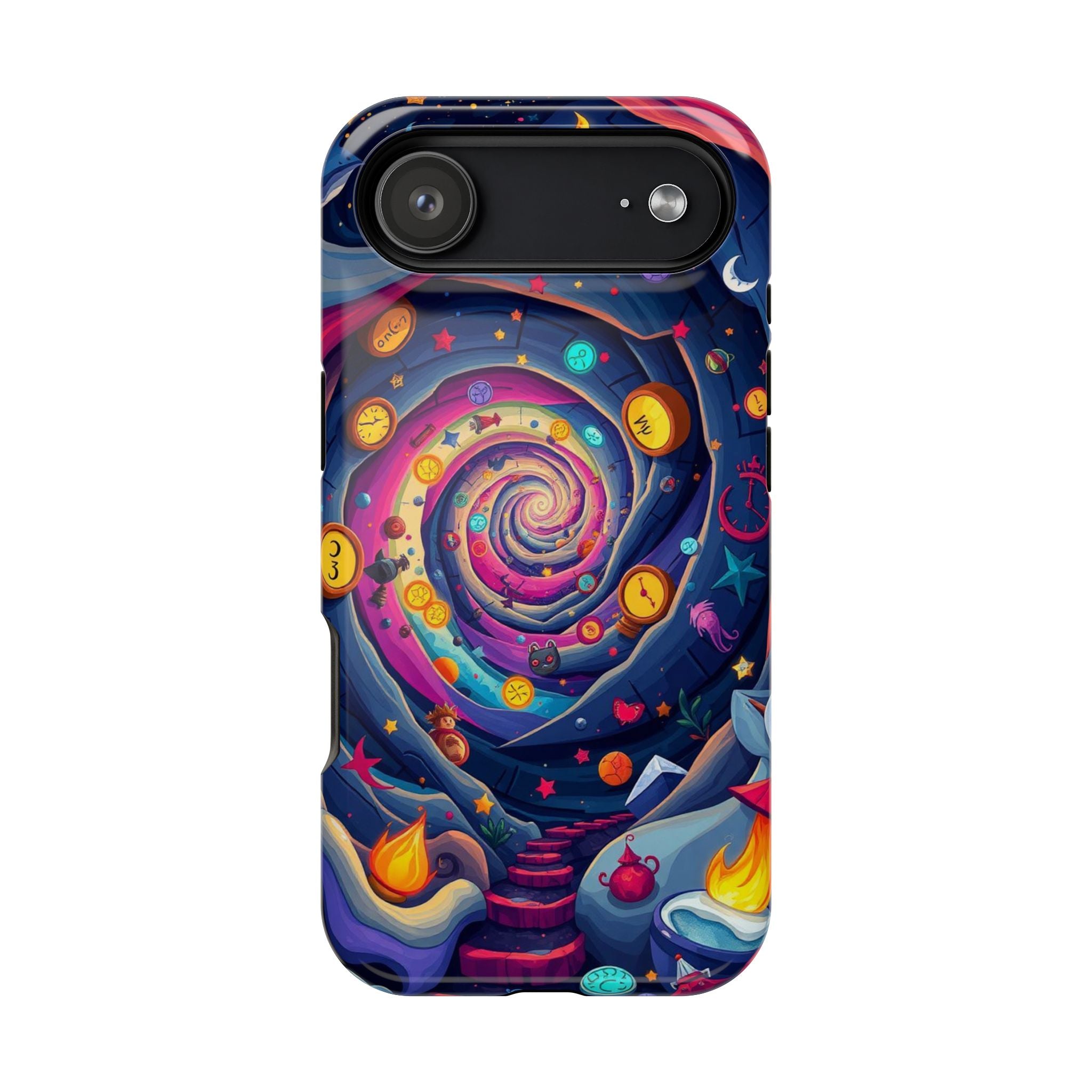 iPhone Time Portal Swirl Kids Fun iPhone Phone Case Gift Clean Minimal · iPhone