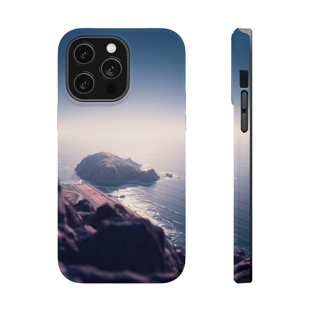 iPhone Shoreline Aerial Enchanted Art Slim Everyday Designer Case · iPhone Case