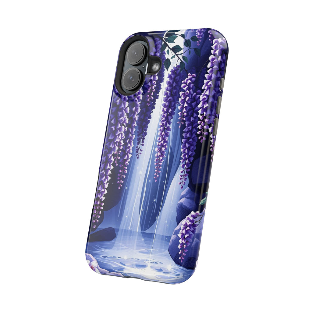 iPhone Wisteria Cascade Serene Design Slim Snap Case Ga · iPhone Case