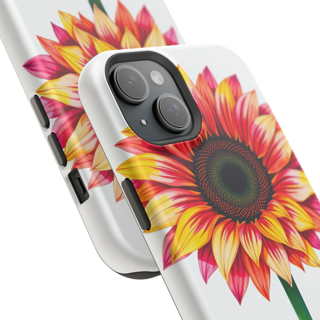 iPhone Sunflower Pop Vibrant Watercolor Slim Snap Case · iPhone Case