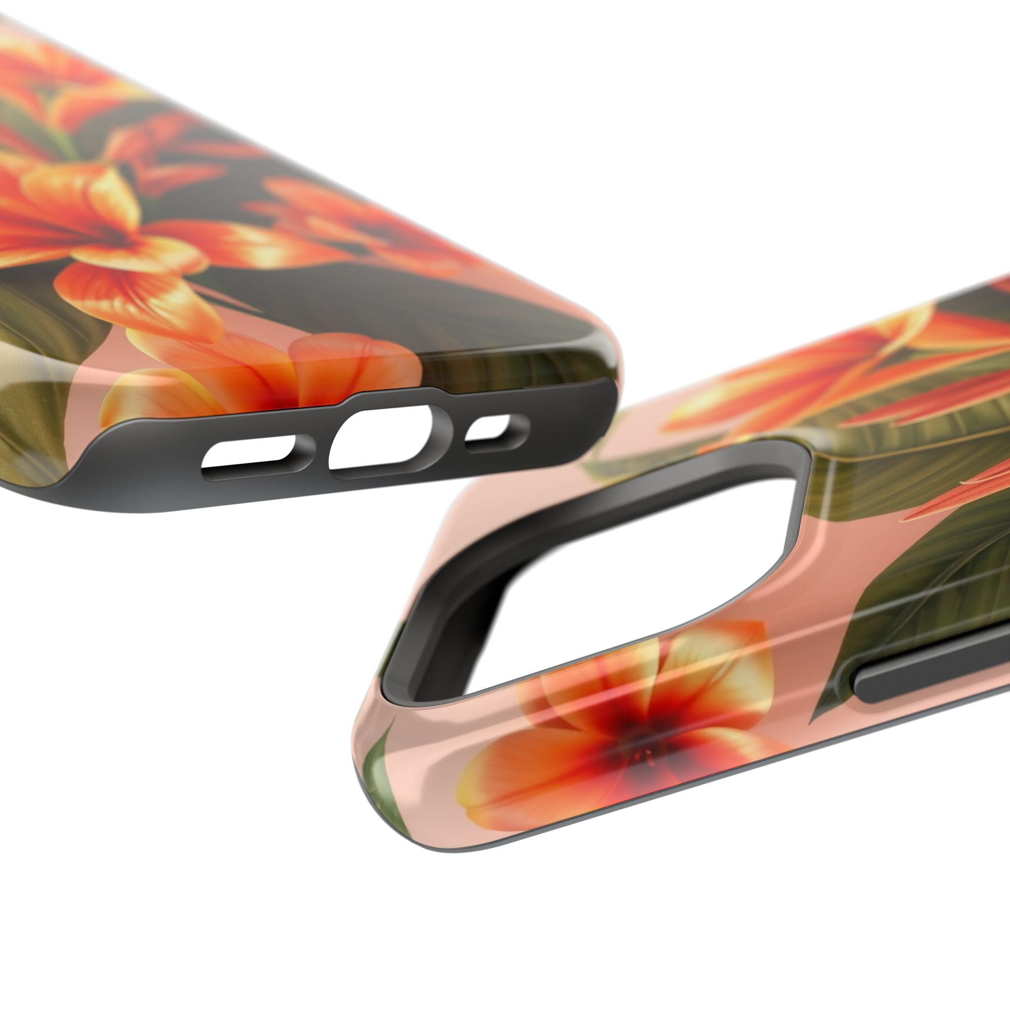 iPhone Tropical Bloom 3D Digital Bold Modern Everyday Snap Case · iPhone Case