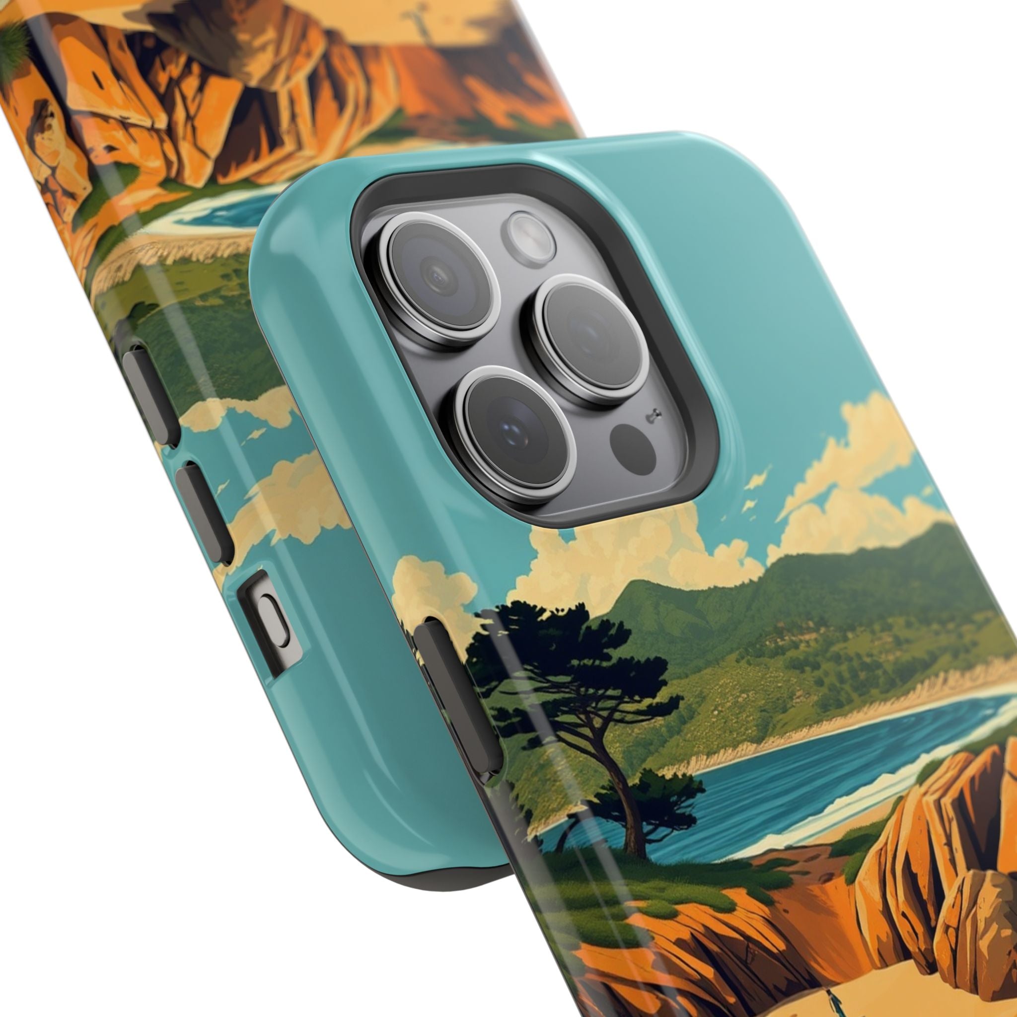 iPhone Pebble Beach Vintage Retro Poster Slim Everyday iPhone Designer · iPhone