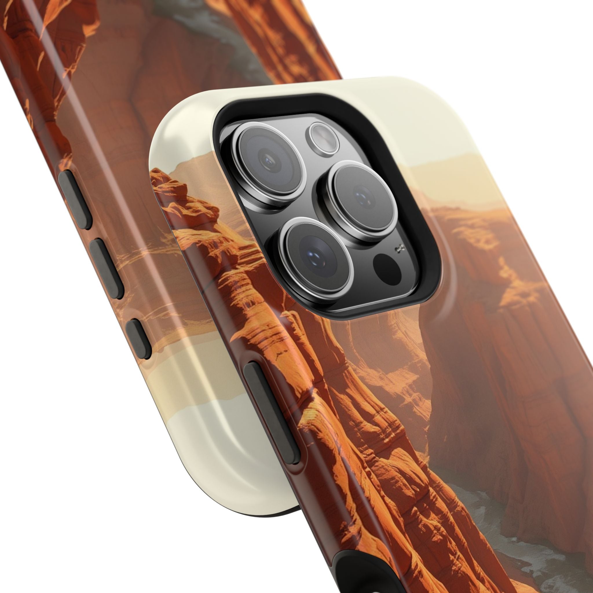 iPhone Vibrant River Canyon Design Bold Modern Everyday Snap Case · iPhone Case