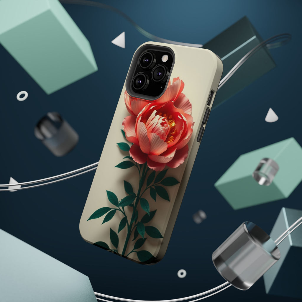 iPhone Emerald Green And Gold Peony Bouquet Slim iPhone Everyday · iPhone Case