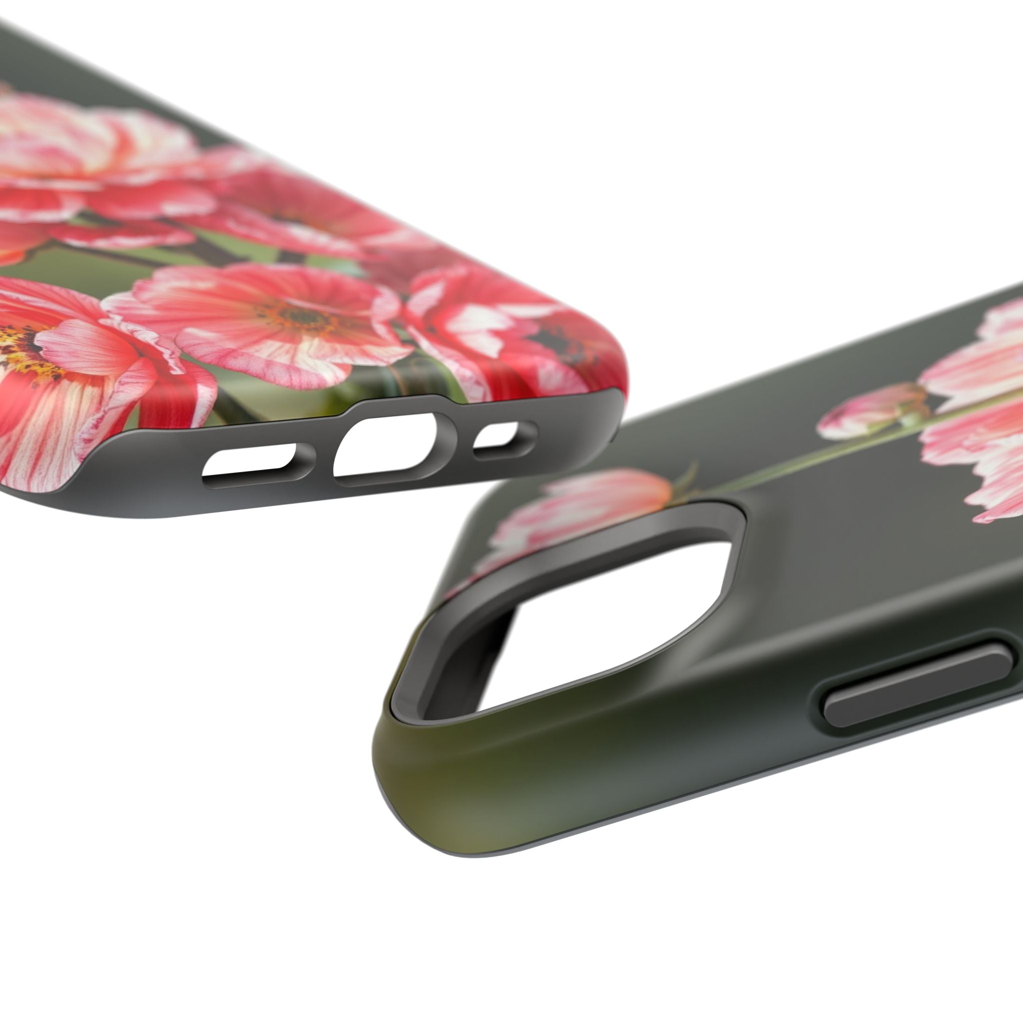 iPhone Ranunculus Stack Vibrant Watercolor Slim Snap Case · iPhone Case