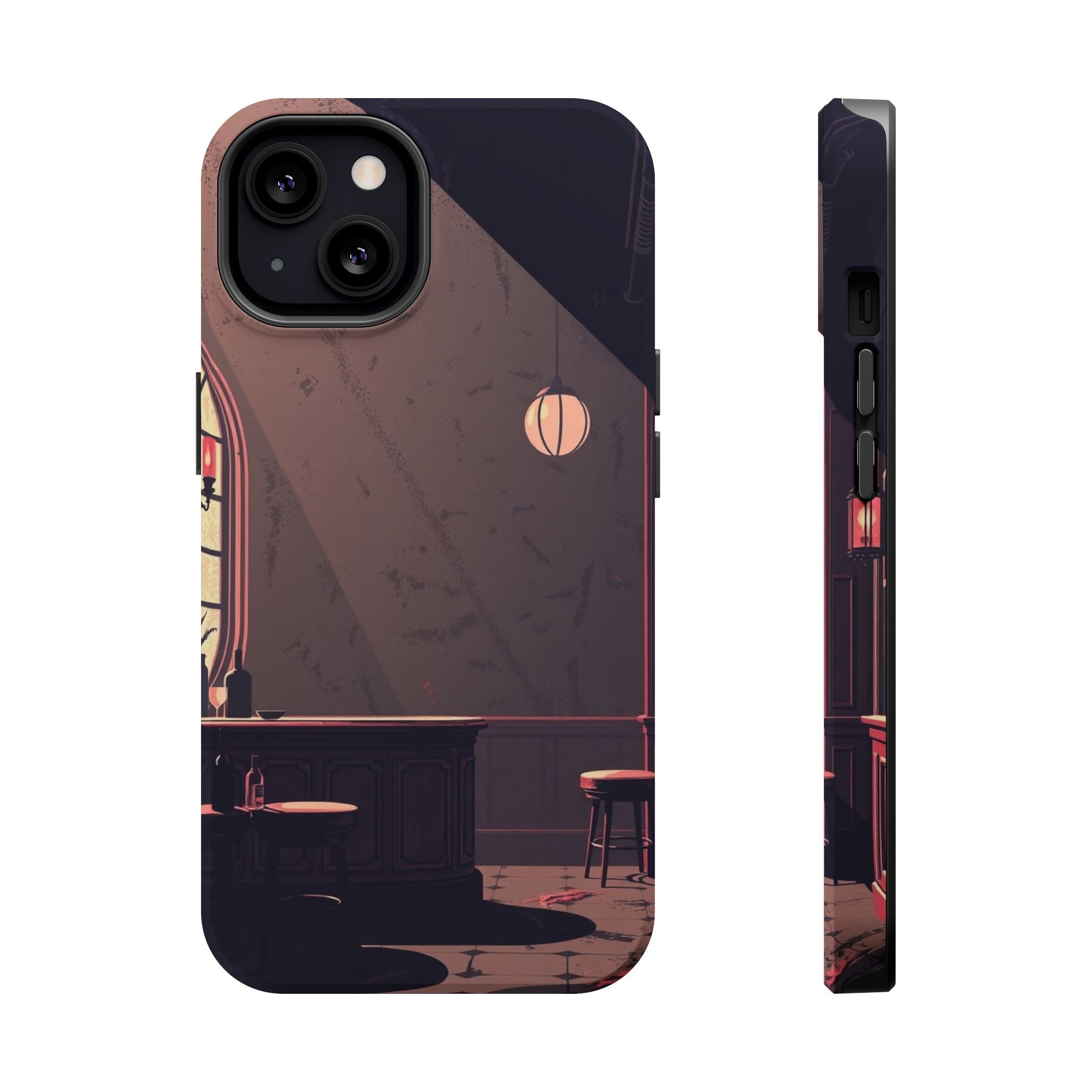 iPhone Speakeasy Dark Grunge Distressed Slim Everyday Designer Case · iPhone Cas