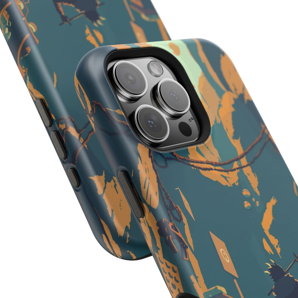iPhone Mustard And Rust Unhinged in a Cute Way Soft Finish Everyday Case · iPhon