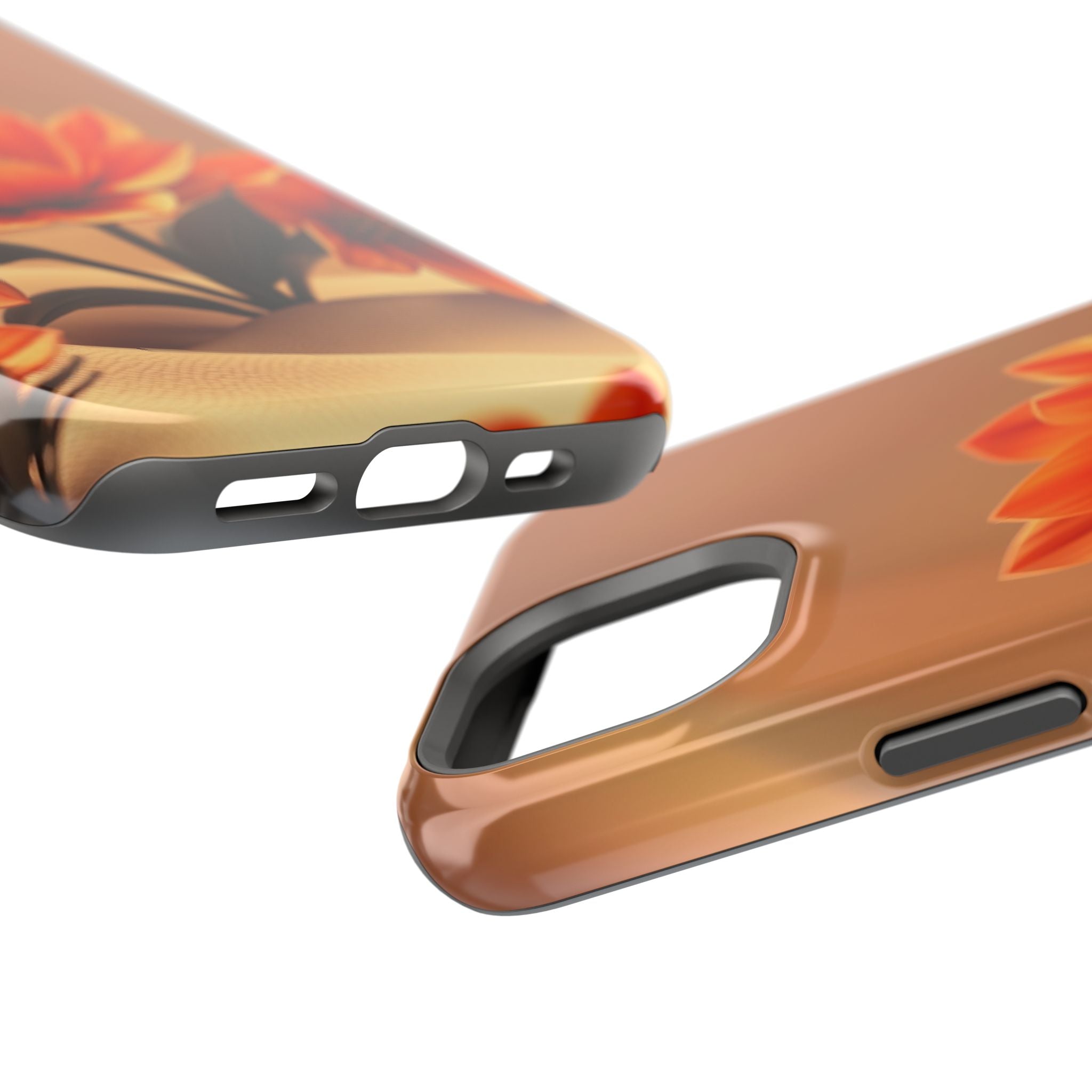 iPhone Floral Geometric 3D Digital Bold Modern Everyday Snap Case · iPhone Case