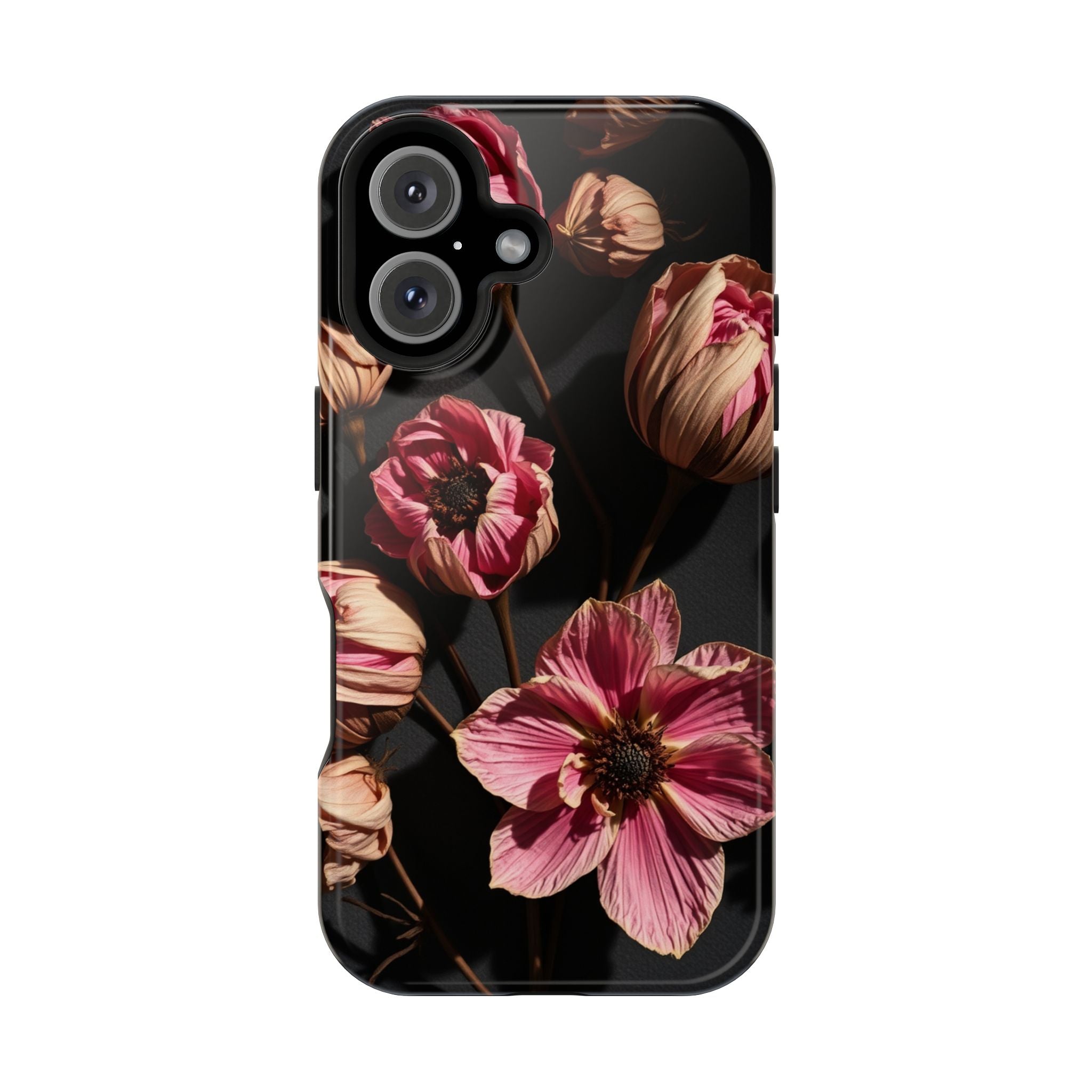 iPhone Dried Flower Flat Lay Electric Art Slim Snap Case · iPhone Case
