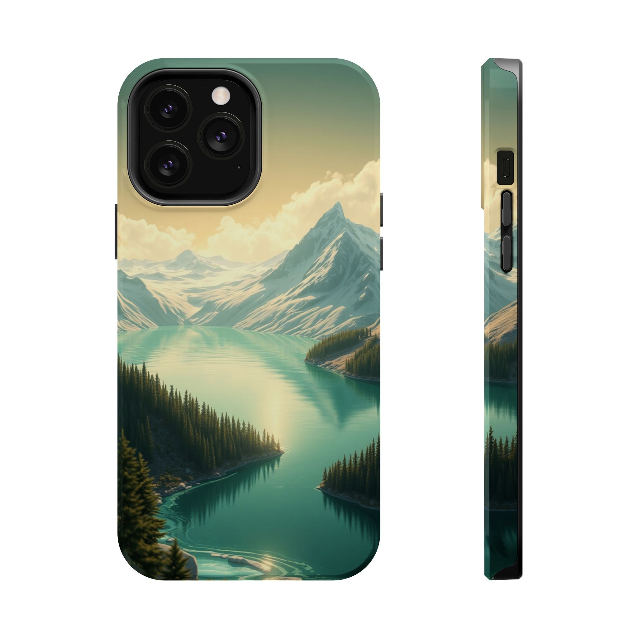 iPhone Glacier Lake Bold Art Slim Everyday Designer Case · iPhone Case