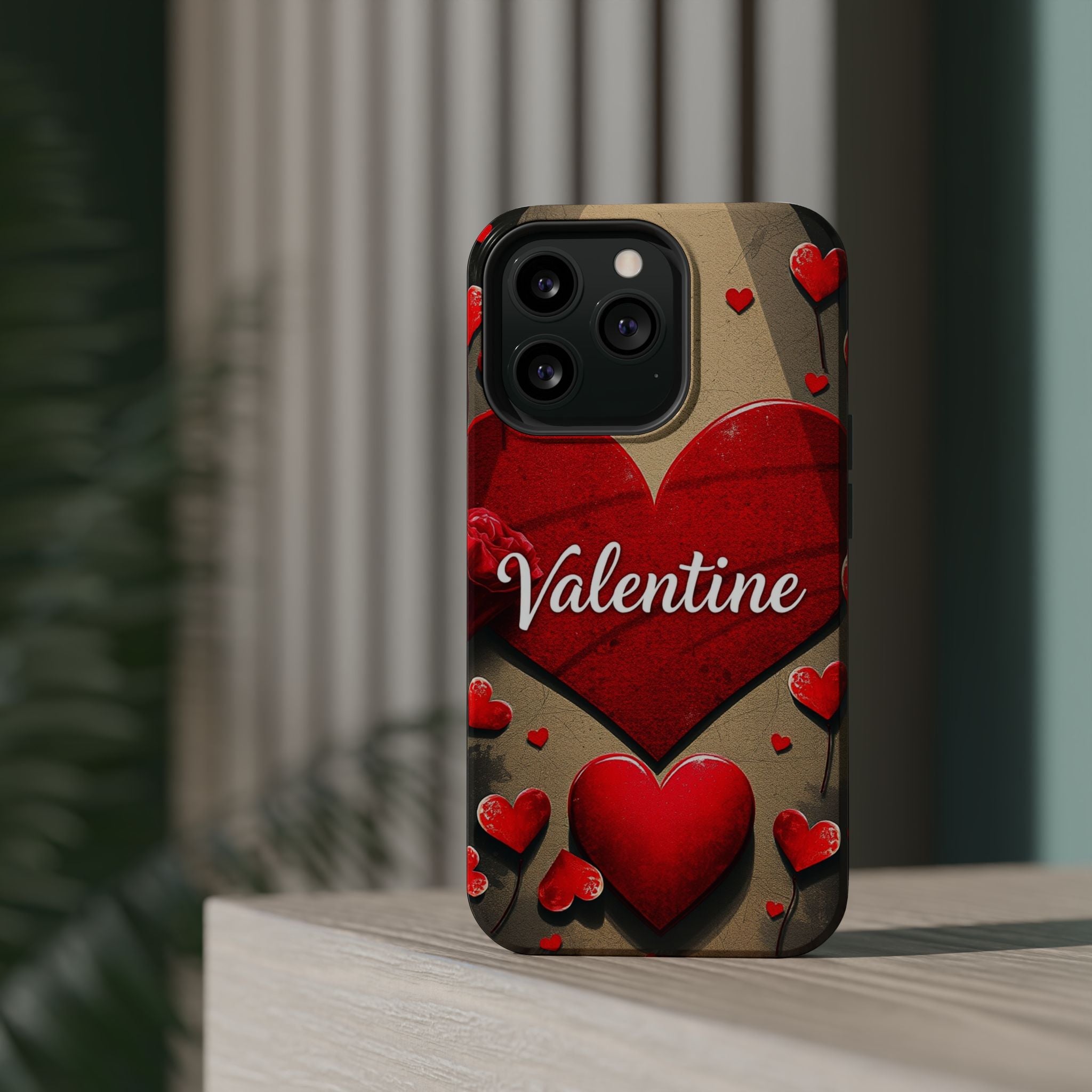 iPhone Serene Vintage Valentine Card Design Slim Everyday Designer Case · iPhone