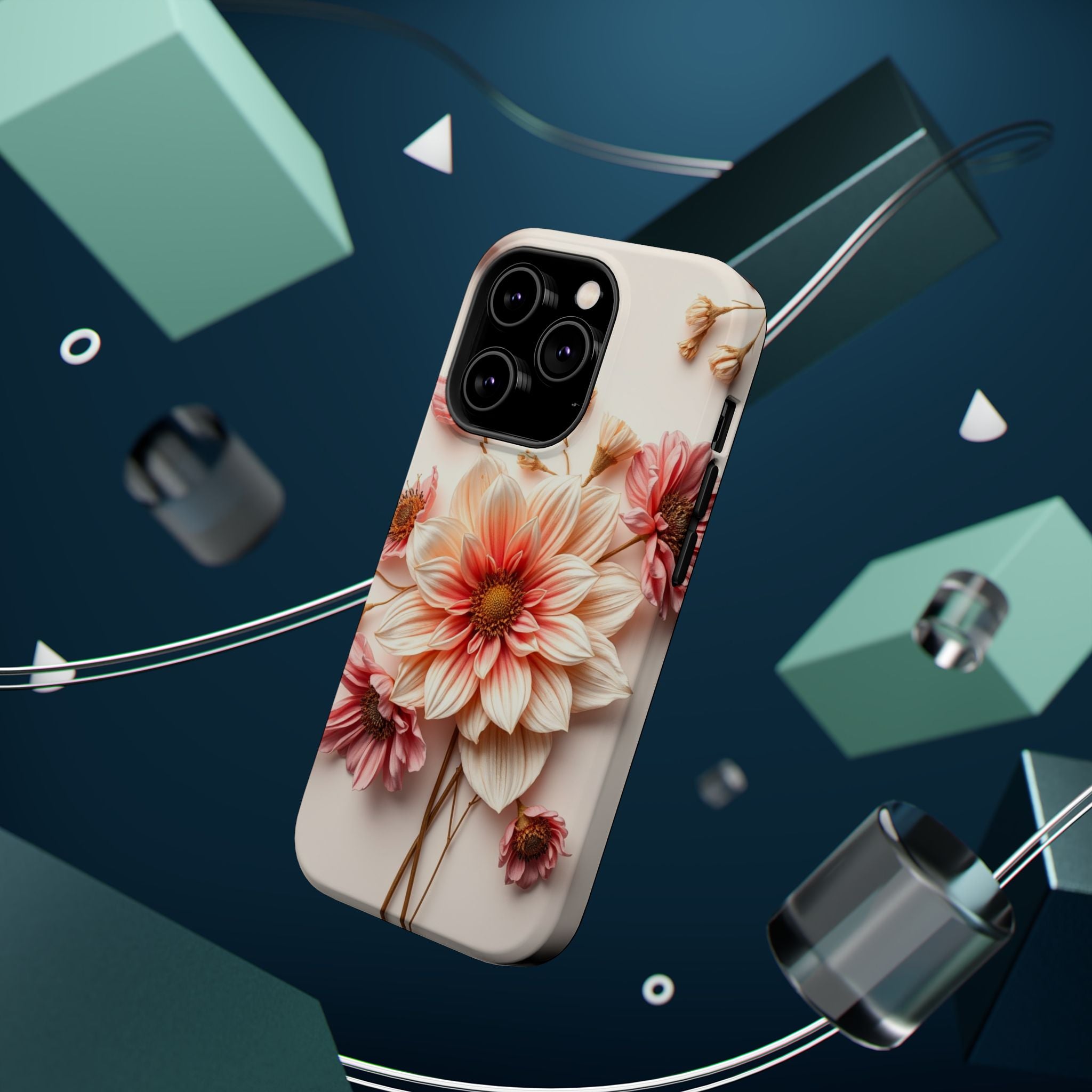 iPhone Dried Flower Flat Lay Enchanted Art Slim iPhone Everyday · iPhone Case
