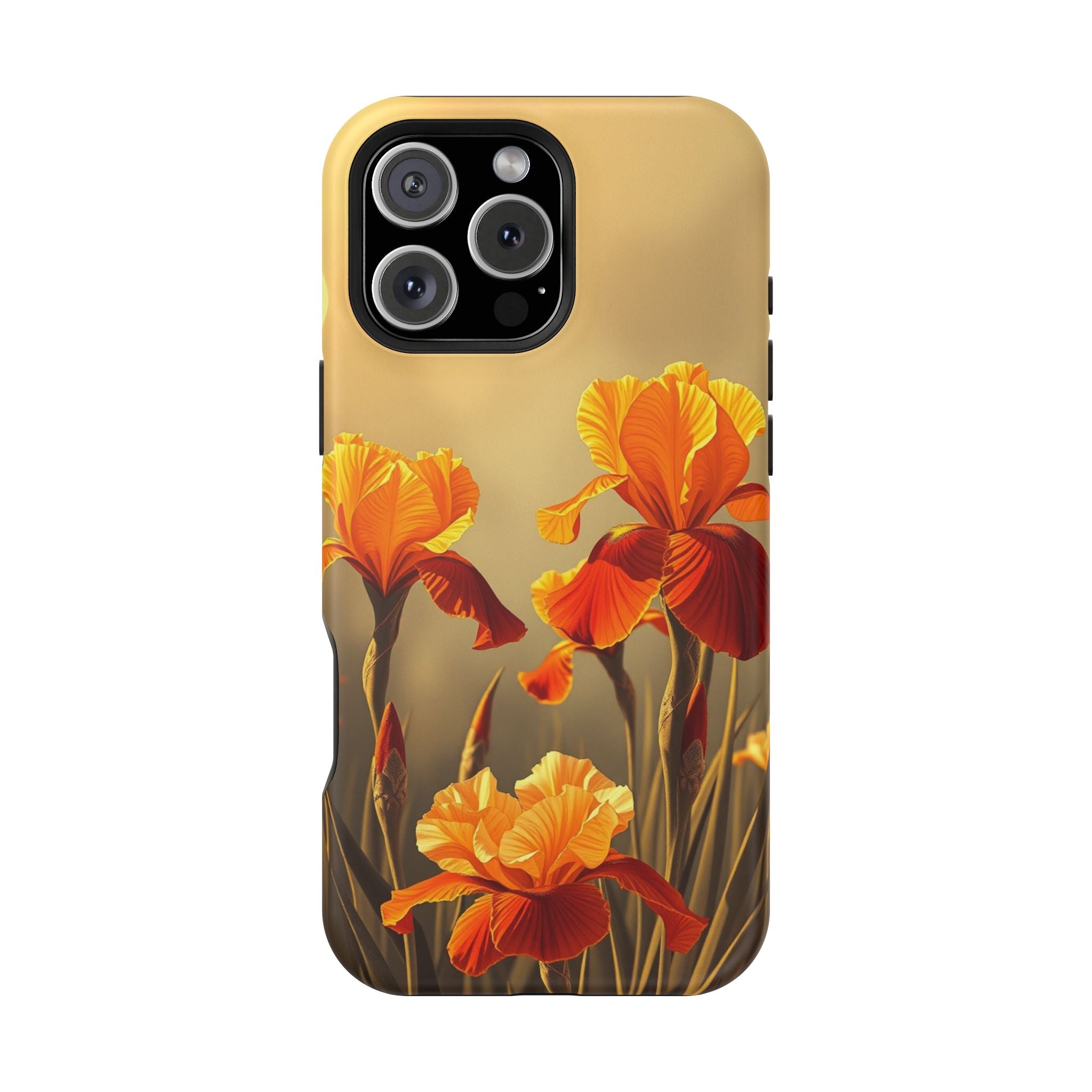 iPhone Iris Garden Gold Foil Luxury Slim Everyday Designer Case · iPhone Case