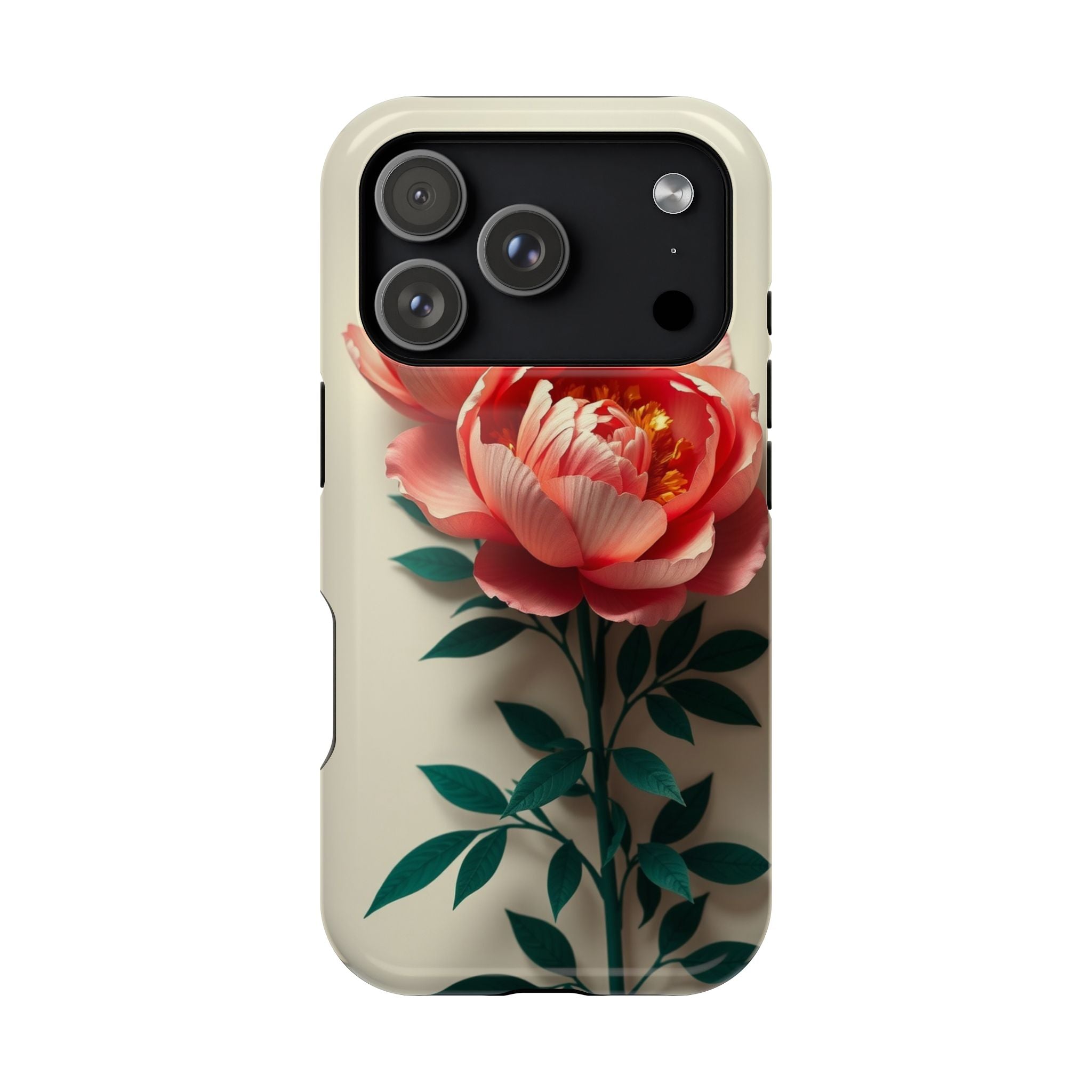 iPhone Emerald Green And Gold Peony Bouquet Slim iPhone Everyday · iPhone Case