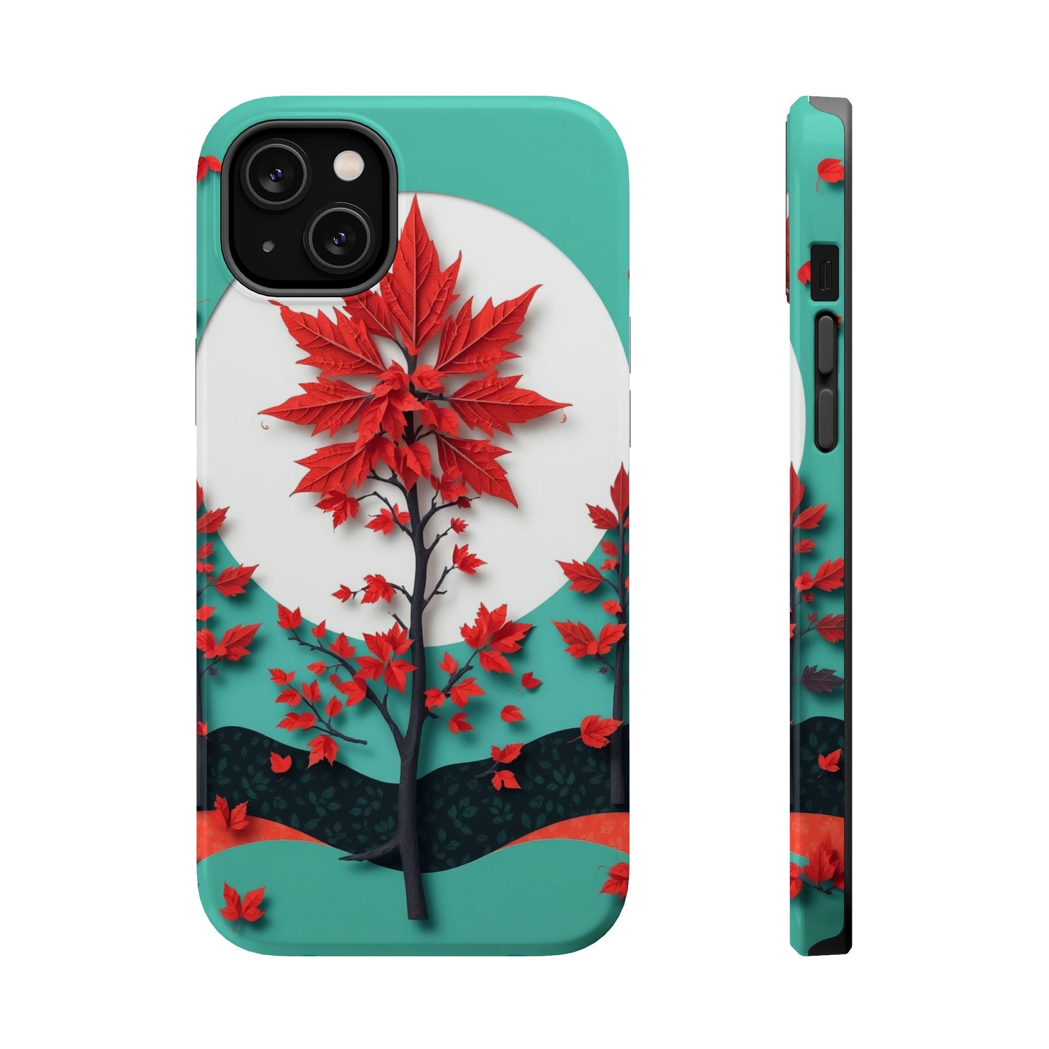 iPhone Autumn Maple Mystic Art Slim Everyday Designer Case · iPhone Case