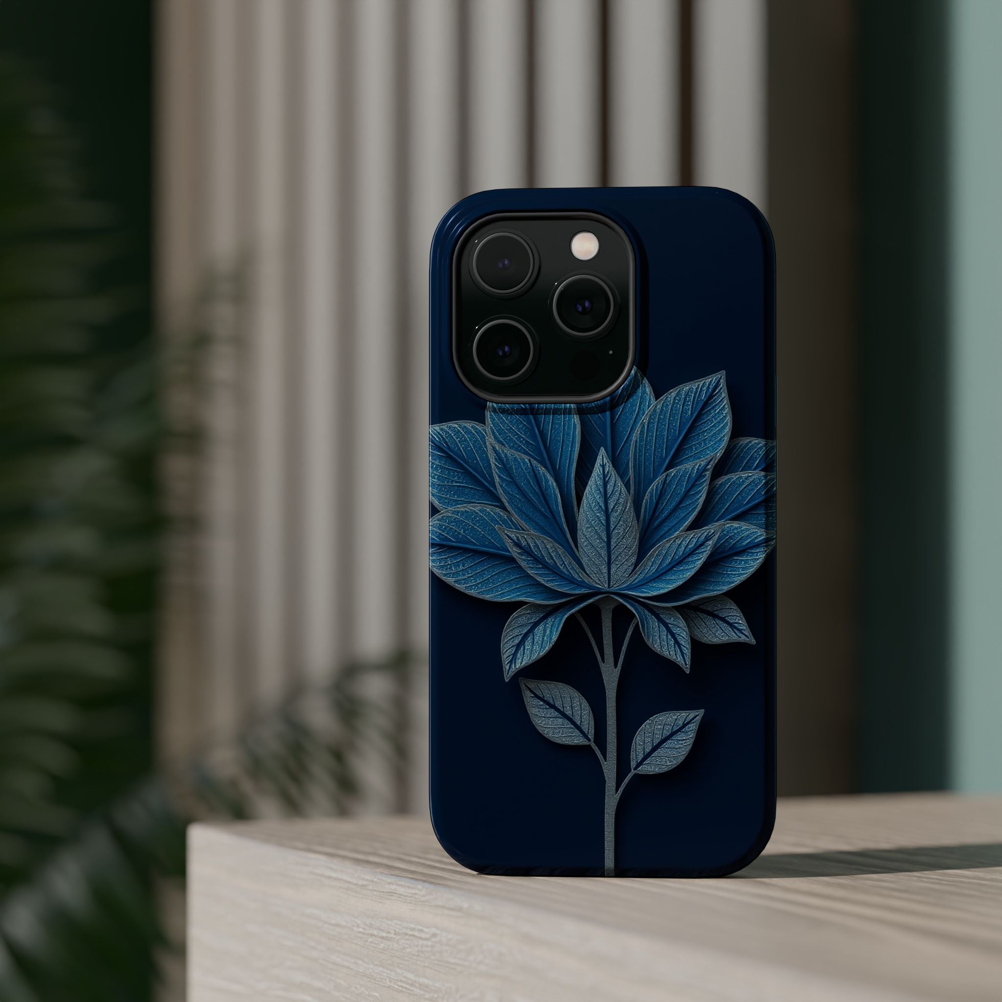 iPhone Night Bloomer Paper Cut Art Bold Modern Everyday Snap Case · iPhone Case