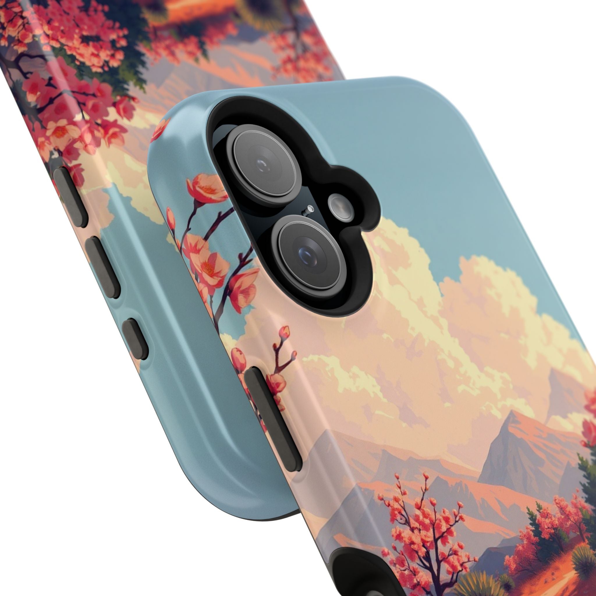 iPhone Burnt Orange And Sand Blossom Trail Slim iPhone Everyday · iPhone Case