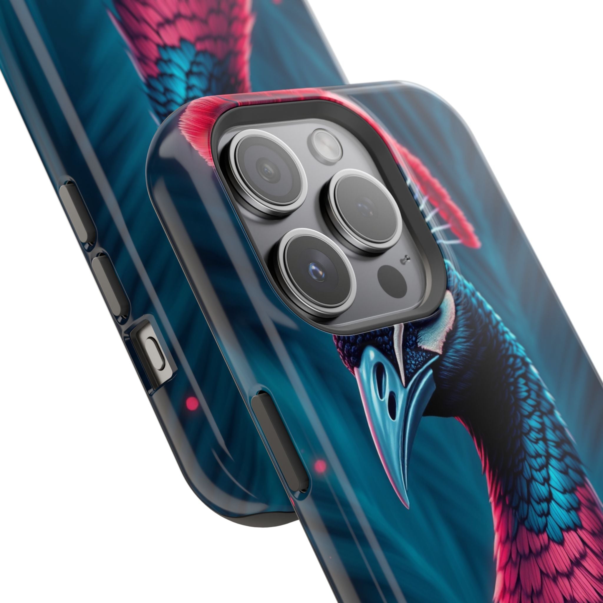 iPhone Nouveau Peacock Electric Art Slim Everyday Designer Case · iPhone Case