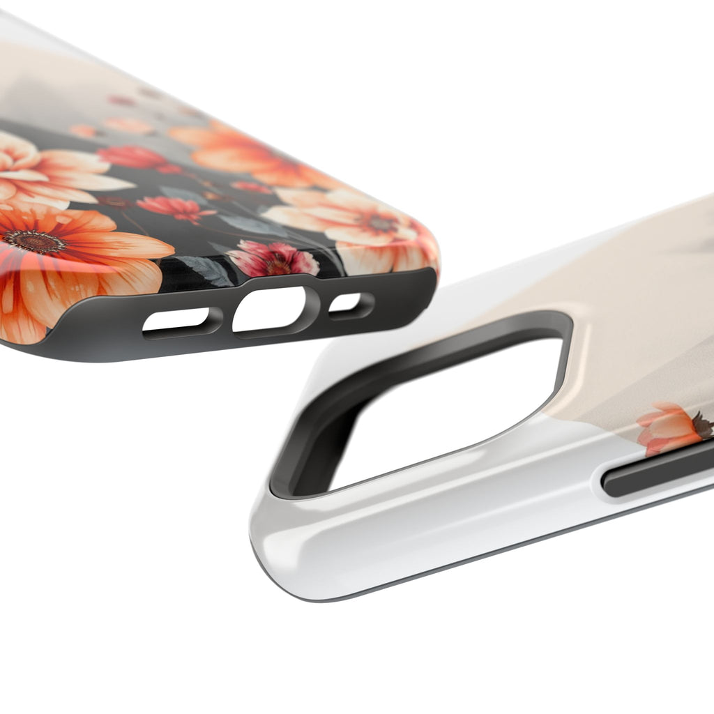 iPhone Floral Geometric Vibrant Design Slim Snap Case · iPhone Case